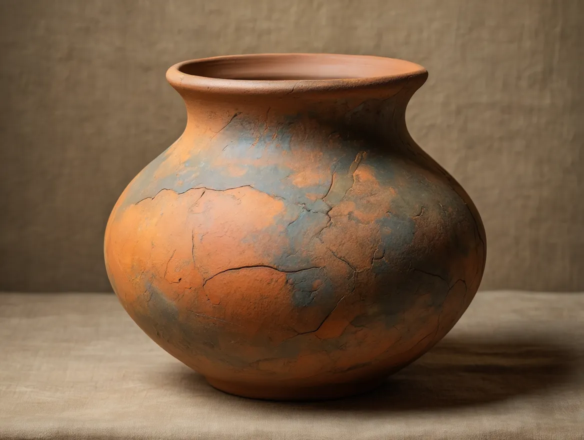 Rustic Clay Vessel